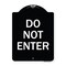 Signmission Parking Lot Do Not Enter Heavy-Gauge Aluminum Architectural Sign, 24" x 18", BW-1824-23429 A-DES-BW-1824-23429 - alternate 1